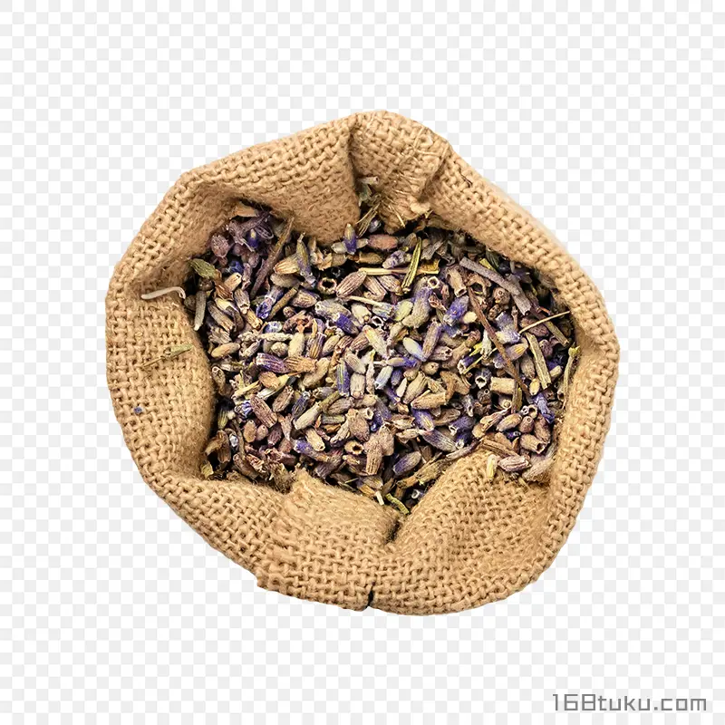 薰衣草干花粒PNG素材免费下载