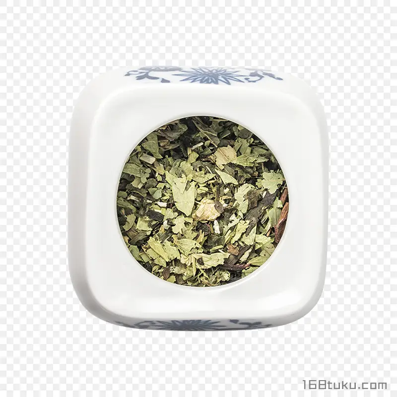 陶瓷茶叶收纳盒免抠素材png免费下载
