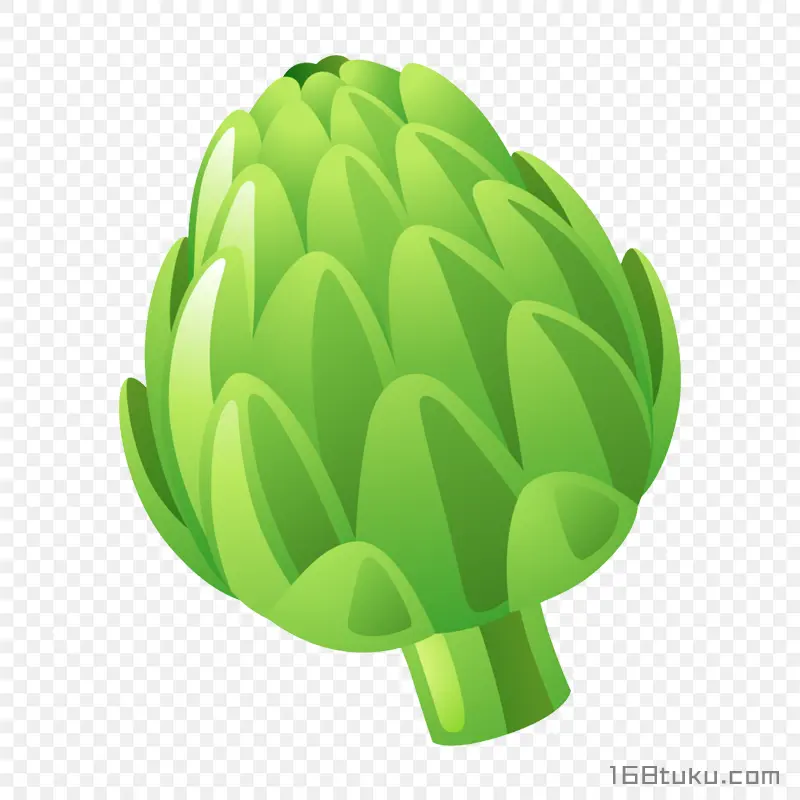 手绘菜蓟洋蓟朝鲜蓟蔬菜png素材免抠