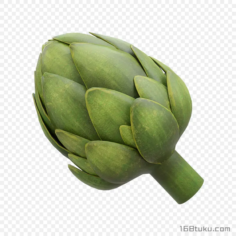 菜蓟洋蓟朝鲜蓟蔬菜png素材免抠