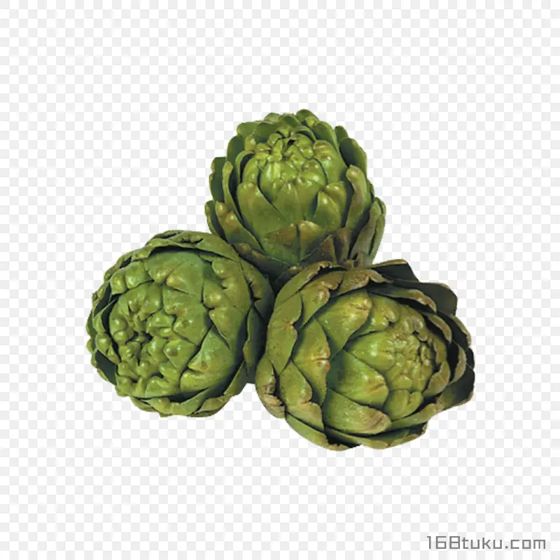 菜蓟洋蓟朝鲜蓟蔬菜png素材免抠