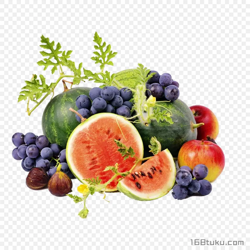 一堆水果多种水果168图库免费资料大全PNG素材免费下载