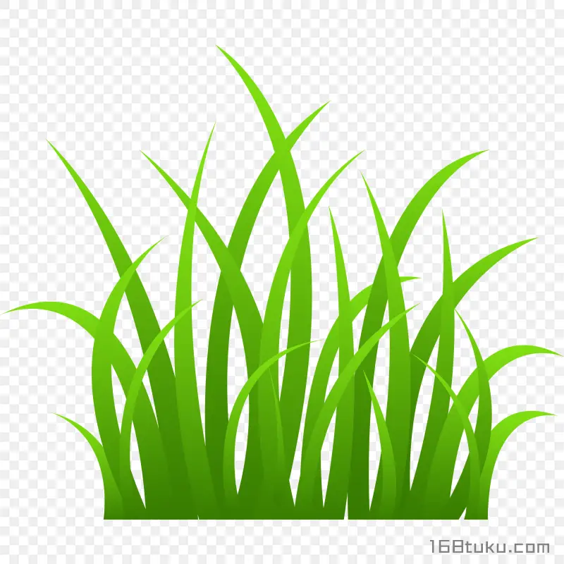 手绘草丛
