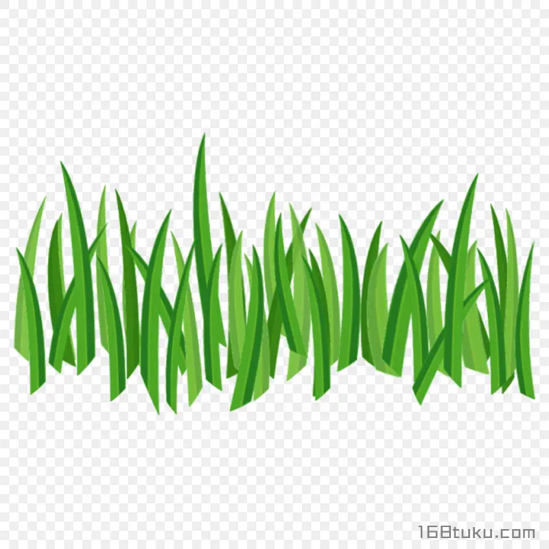手绘草丛