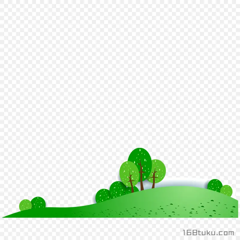 卡通草地