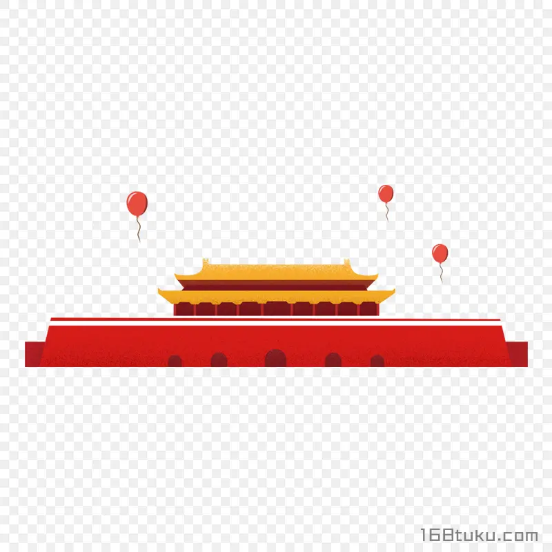 天安门气球png素材