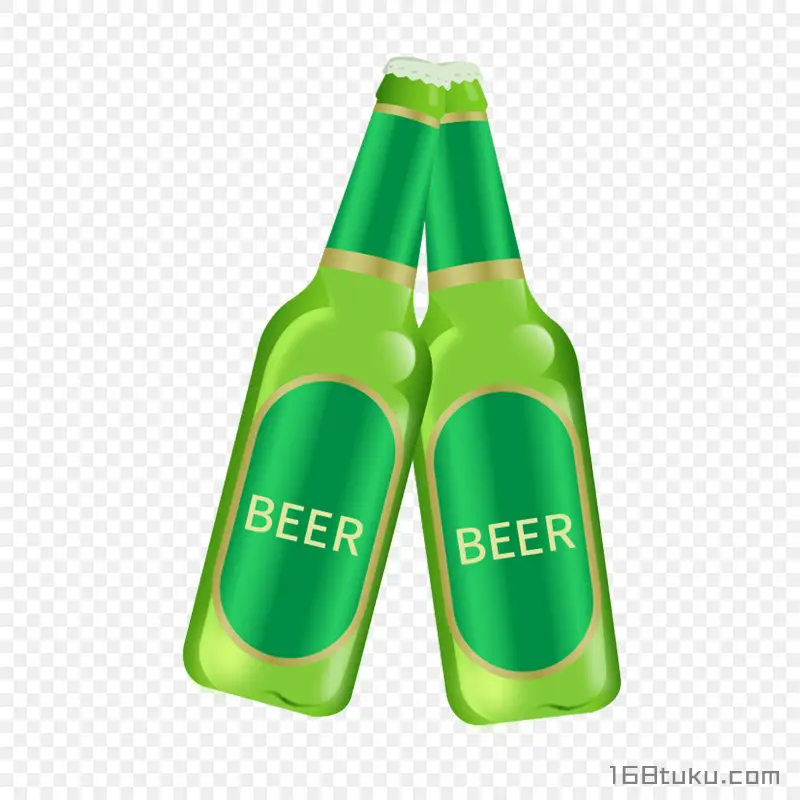 卡通瓶装啤酒