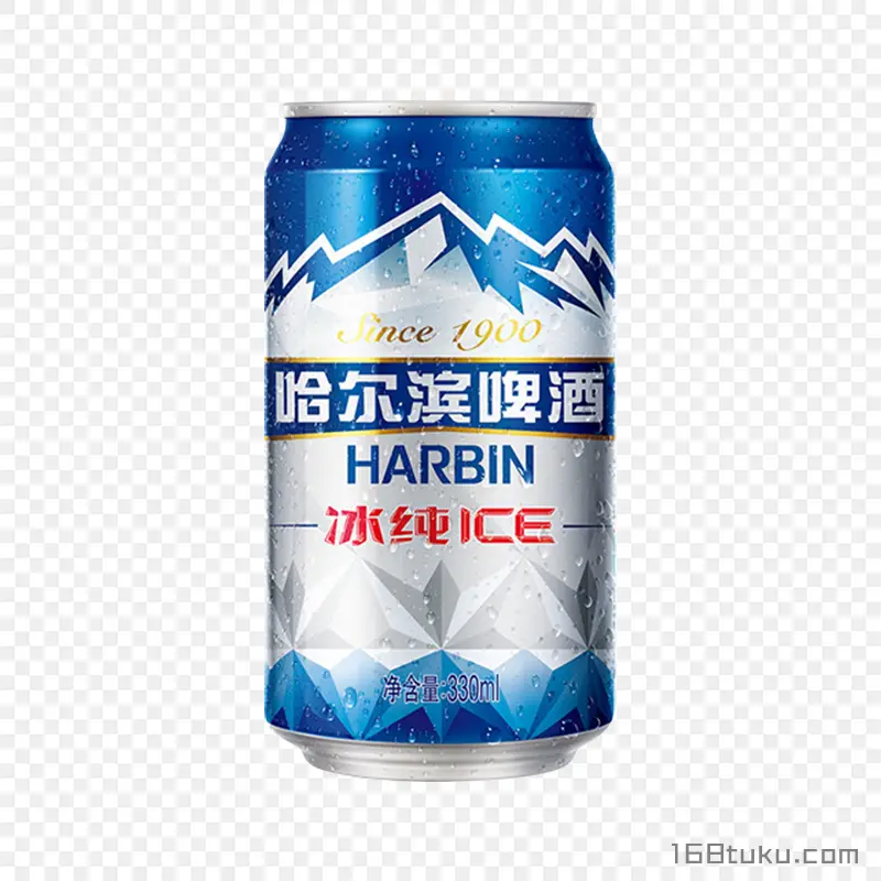 哈尔滨罐装啤酒