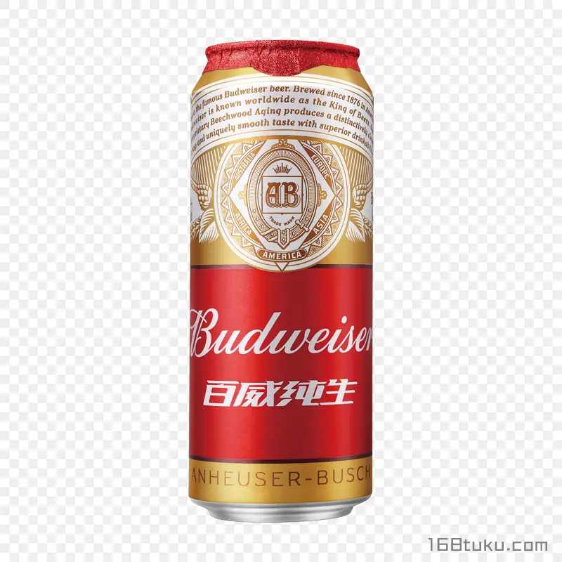 百威罐装啤酒
