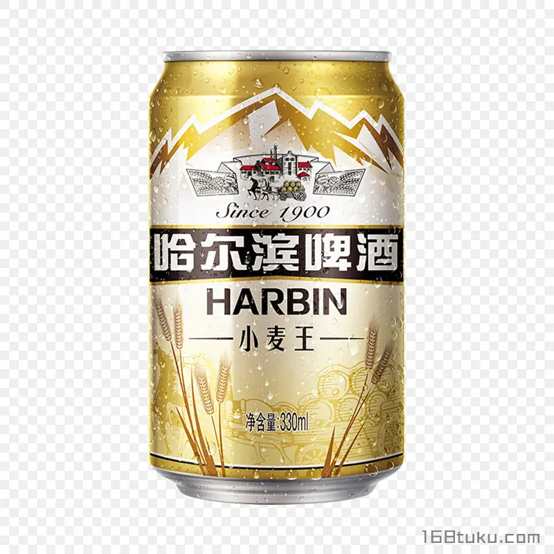 哈尔滨罐装啤酒