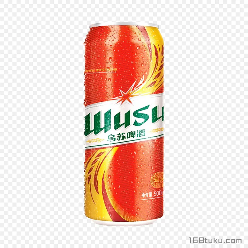 乌苏罐装啤酒
