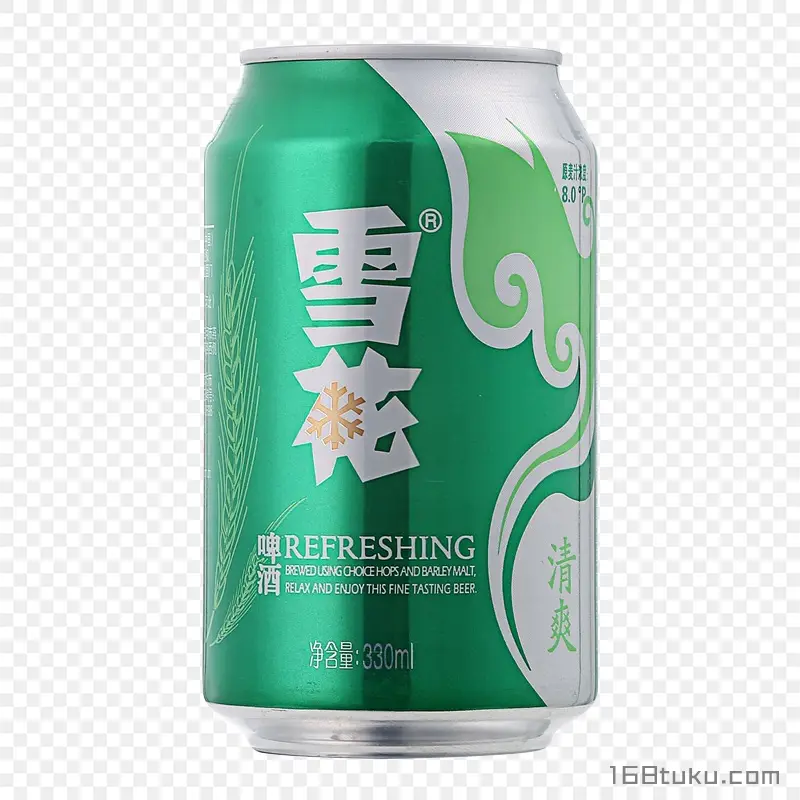 雪花罐装啤酒