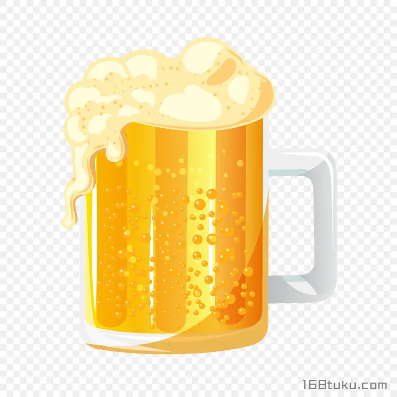 卡通啤酒