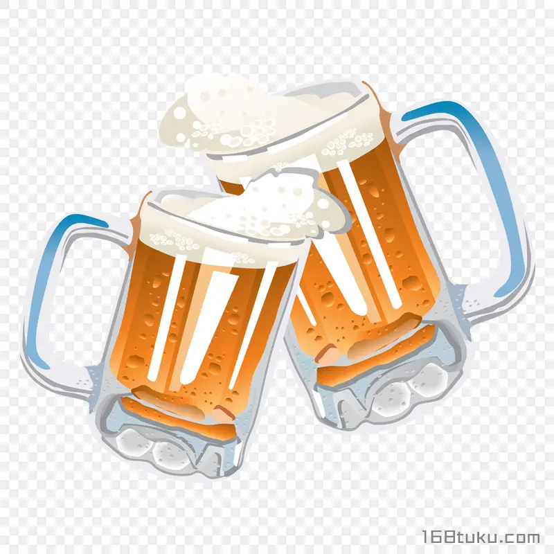 卡通啤酒杯