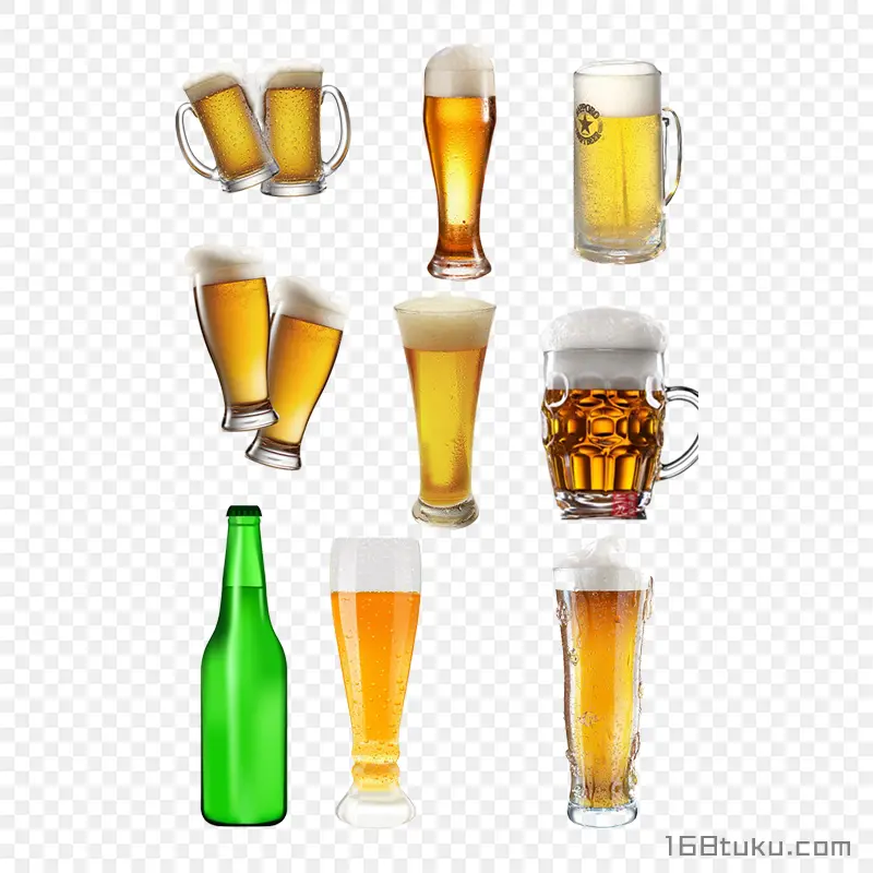 啤酒杯啤酒瓶