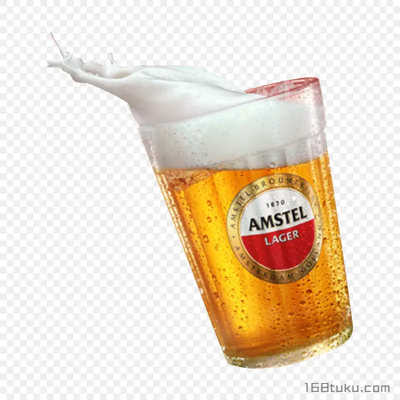 啤酒杯冰镇啤酒