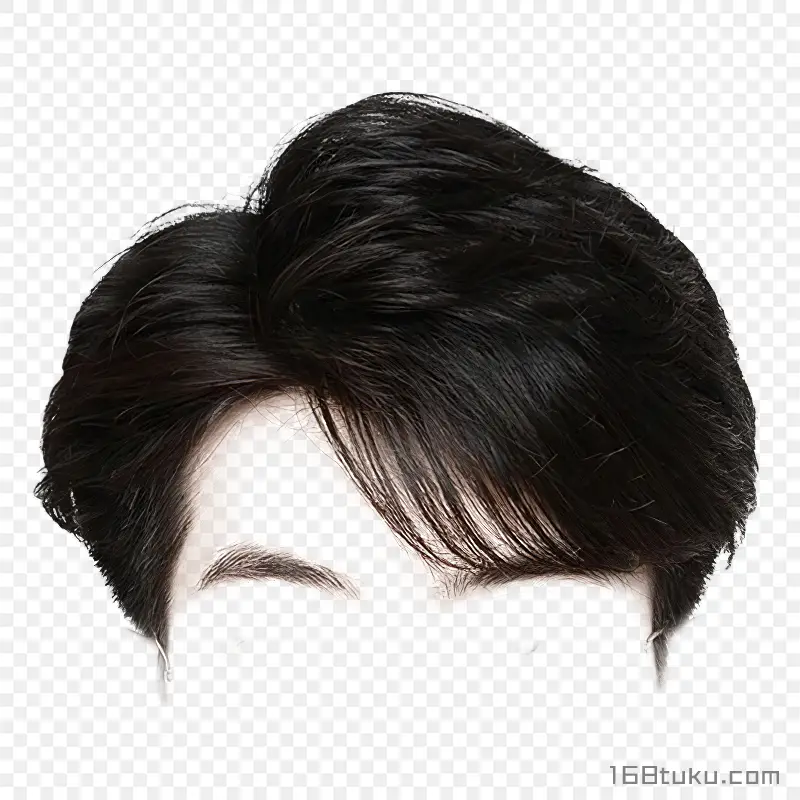 男士发型免扣发型时尚发型眉毛png素材