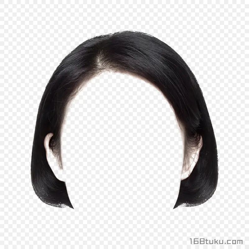 女生发型免扣发型短发png素材