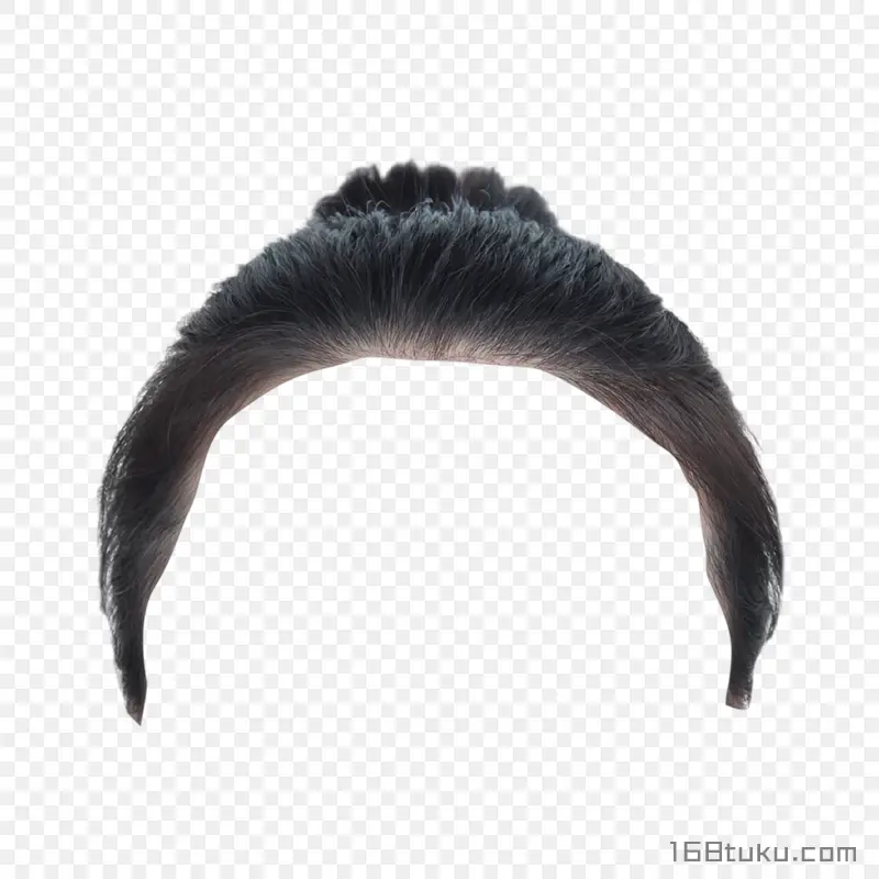 女生发型免扣发型丸子头png素材