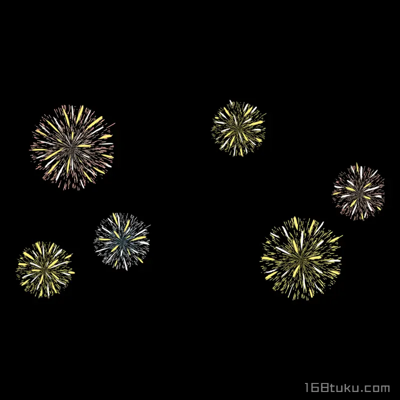 卡通烟花