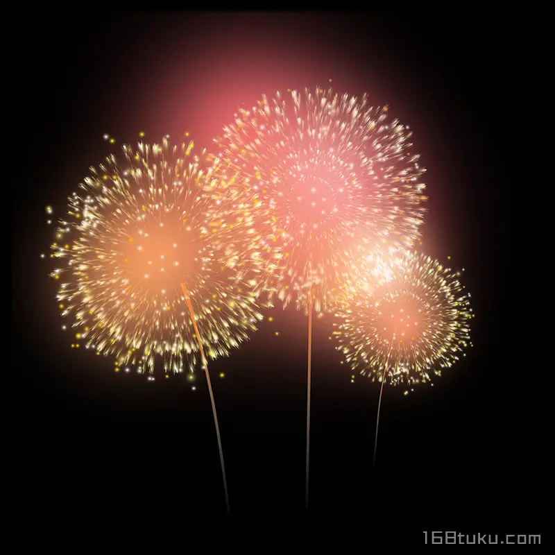 彩色烟花