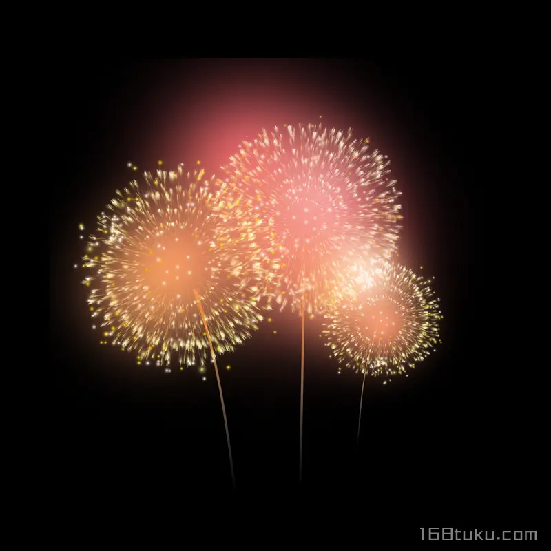 彩色烟花