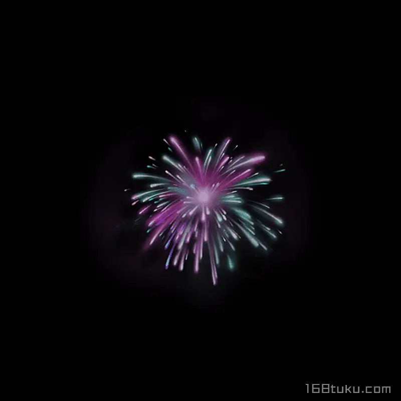 彩色烟花