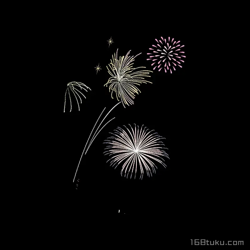 白色烟花