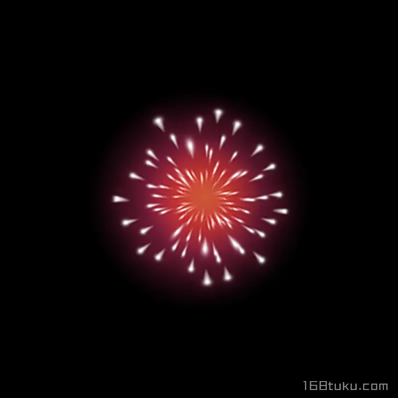 卡通烟花
