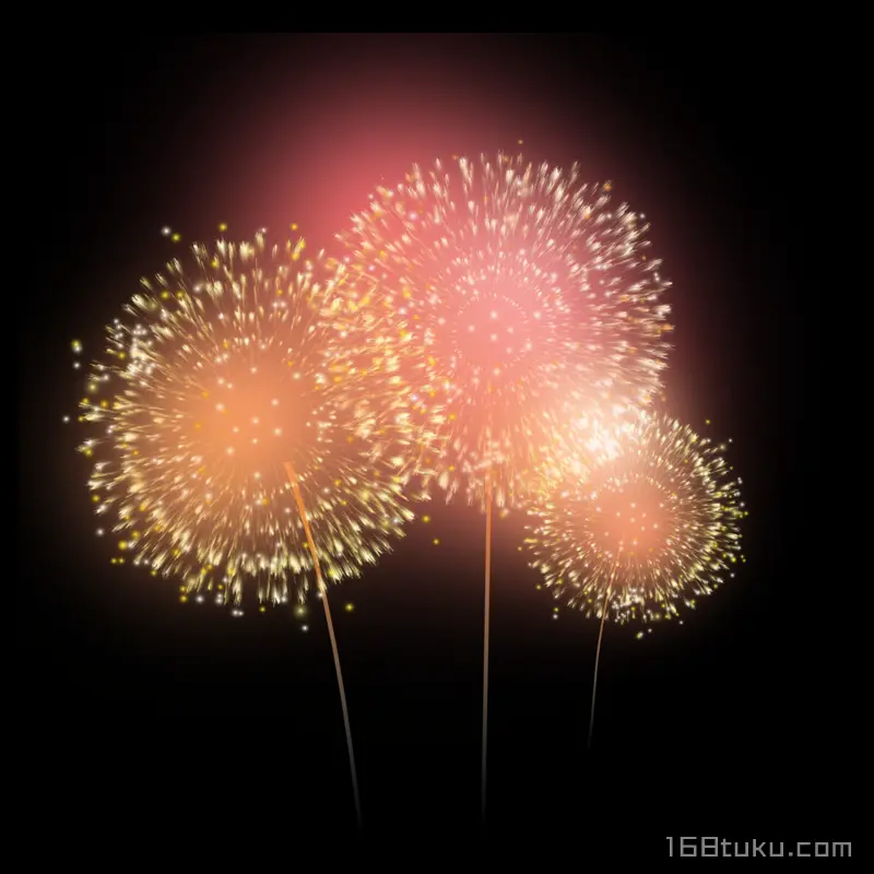 彩色烟花