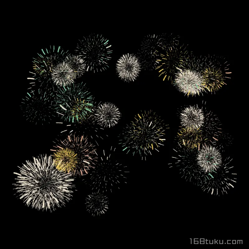 卡通烟花