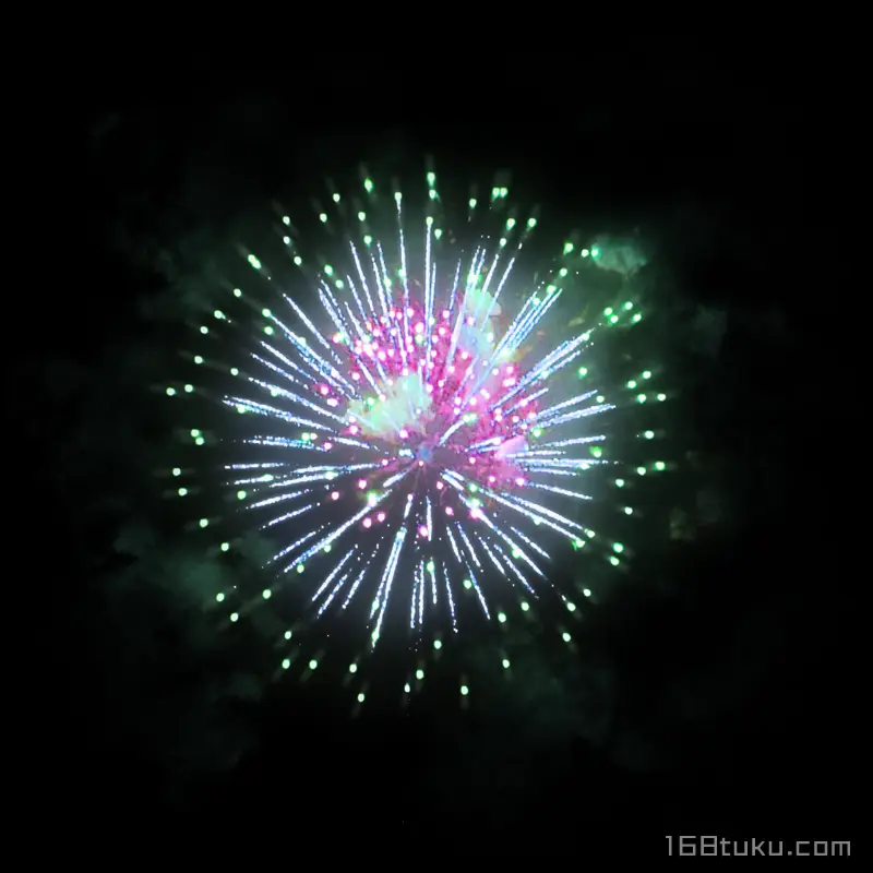 彩色烟花