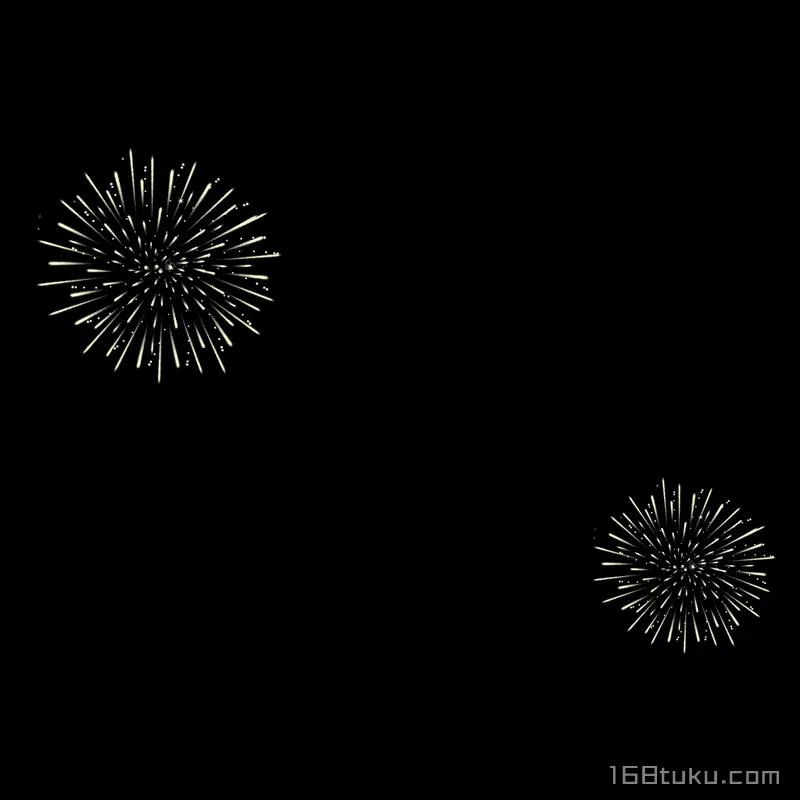 白色烟花