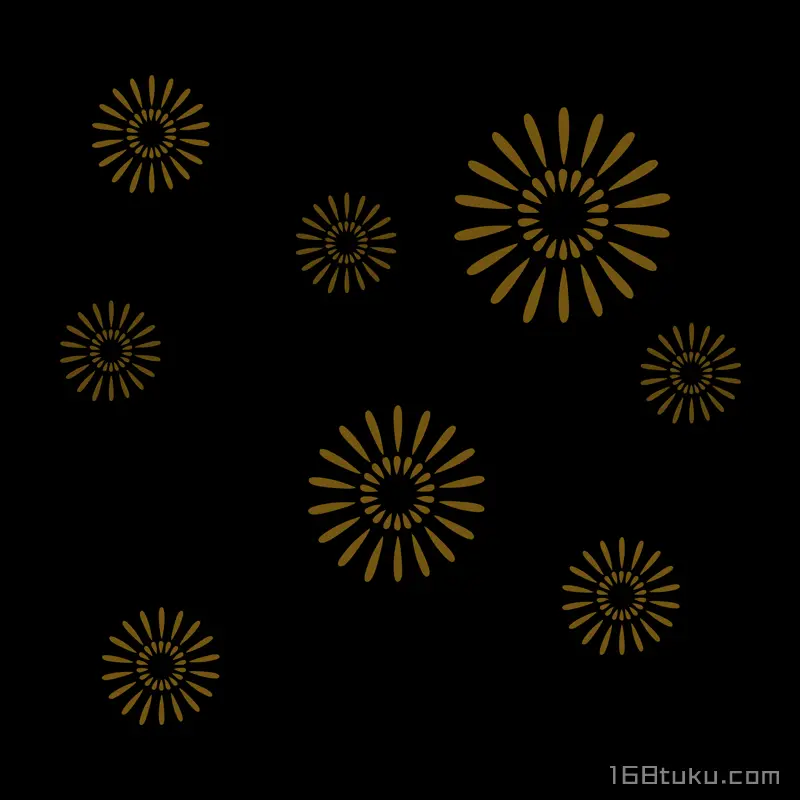 卡通烟花