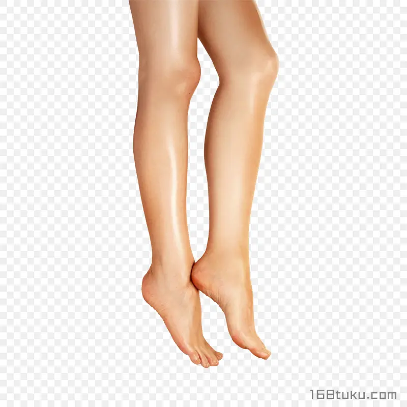 美腿大腿小腿抬腿脚板PNG素材免抠图片免费下载