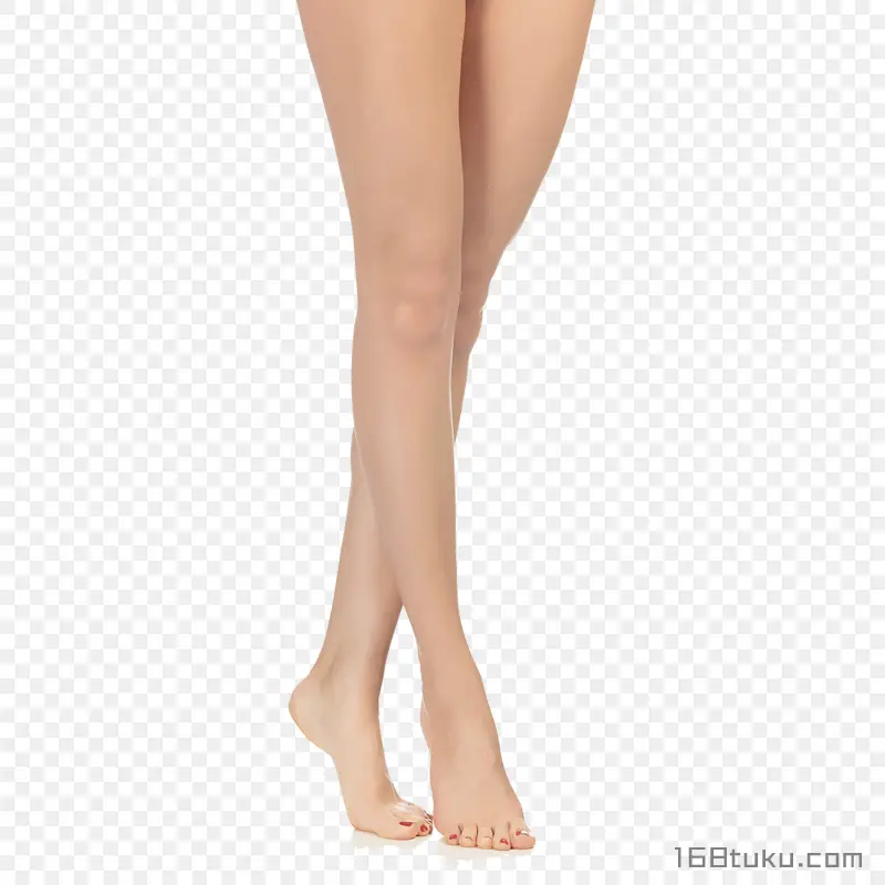 美腿大腿小腿踮脚交叉腿PNG素材免抠图片免费下载