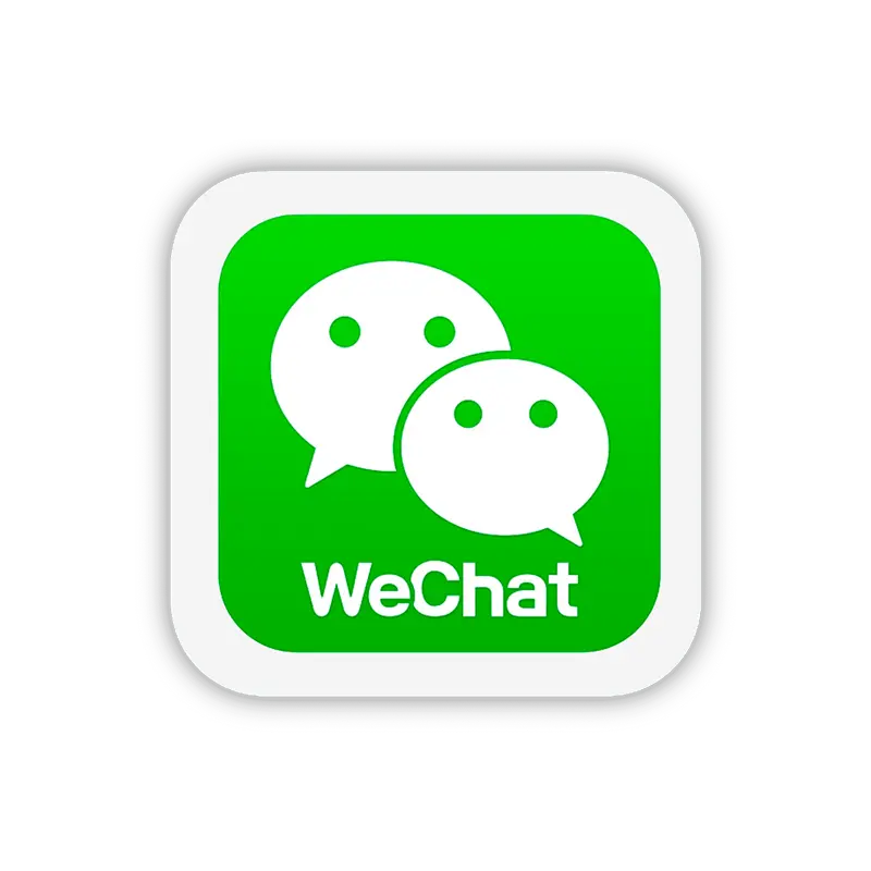 绿色背景微信图标PNG素材免费下载