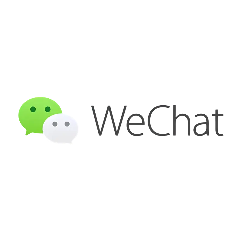 双色微信图标wechat PNG素材免费下载