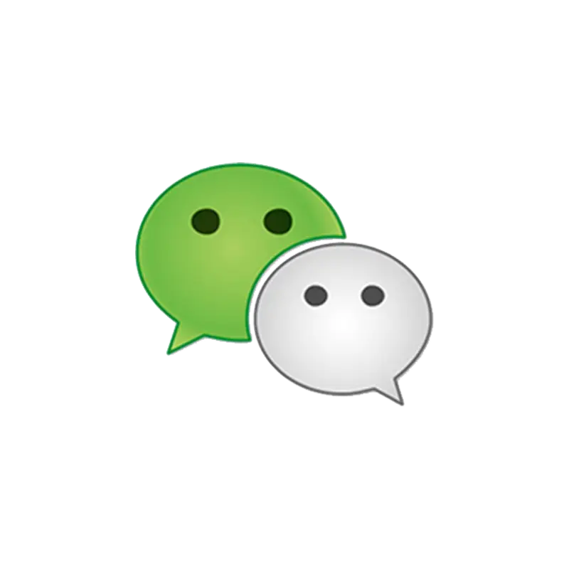 双色微信图标PNG素材免费下载